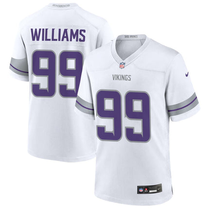 Elijah Williams Minnesota Vikings 2025 Alternate Game Jersey - White