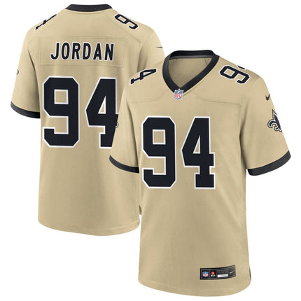 Cameron Jordan New Orleans Saints 2025 Gameday Golds Alternate Game Jersey - Gold