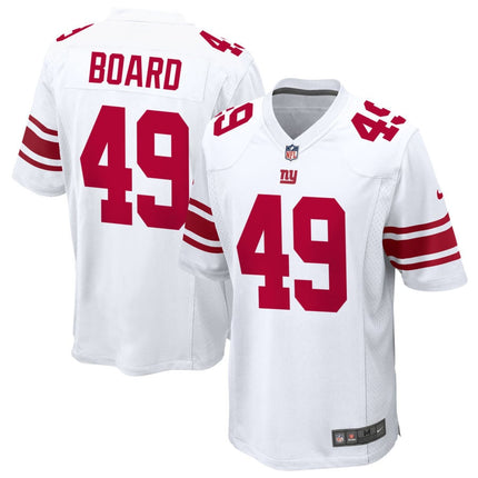 Chris Board New York Giants 2025 Game Jersey - White