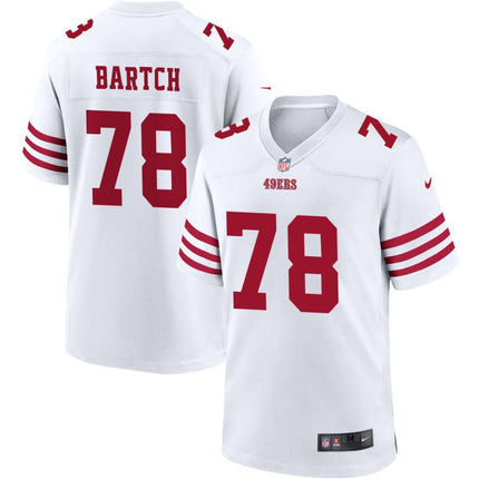 Ben Bartch San Francisco 49ers 2025 Game Player Jersey - White