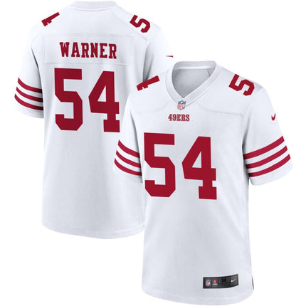 Fred Warner San Francisco 49ers 2025 Game Player Jersey - White