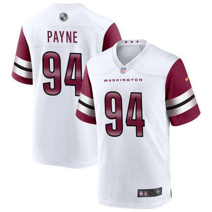 Daron Payne Washington Commanders 2025 Game Player Jersey - White