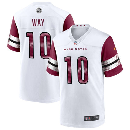 Tress Way Washington Commanders 2025 Game Player Jersey - White
