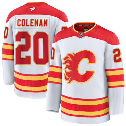Blake Coleman Calgary Flames 2025 Away Jersey - White