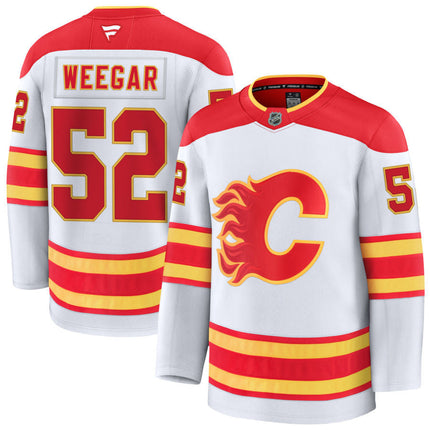 MacKenzie Weegar Calgary Flames 2025 Away Jersey - White