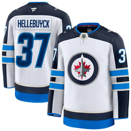 Connor Hellebuyck Winnipeg Jets 2025 Away Jersey - White