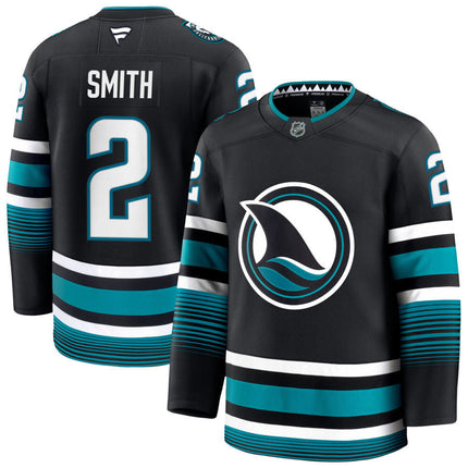 Will Smith San Jose Sharks 2025 Alternate Jersey - Black