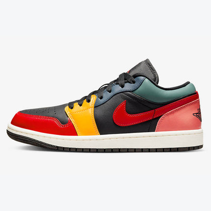 Men's Air Jordan 1 Low 'Black Multi' Shoes