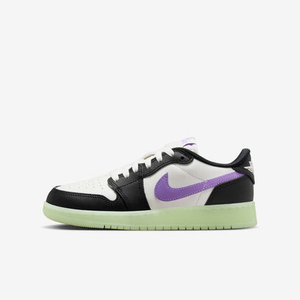 Men's Air Jordan 1 Low 'Black Raspberry' Shoes