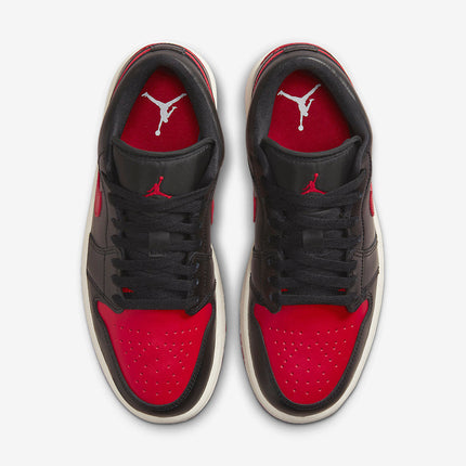 Men's Air Jordan 1 Low 'Bred Sail' Shoes