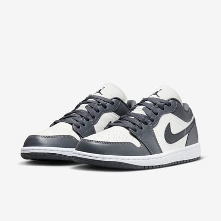 Men's Air Jordan 1 Low 'Dark Grey' Shoes