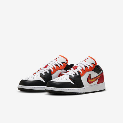 Men's Air Jordan 1 Low 'Flaming Swoosh' Shoes