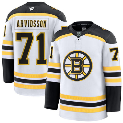 Viktor Arvidsson Boston Bruins 2025 Away Jersey - White