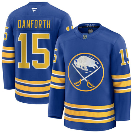 Justin Danforth Buffalo Sabres 2025 Home Jersey - Royal