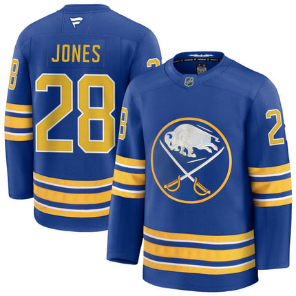 Zachary Jones Buffalo Sabres 2025 Home Jersey - Royal