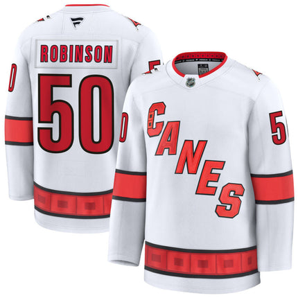 Eric Robinson Carolina Hurricanes 2025 Away Jersey - White