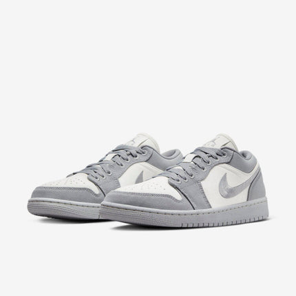 Men's Air Jordan 1 Low 'Light Steel Grey' Shoes