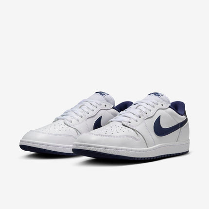 Men's Air Jordan 1 Low 'Metallic Navy' Shoes