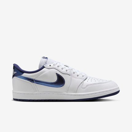 Men's Air Jordan 1 Low 'Metallic Navy' Shoes