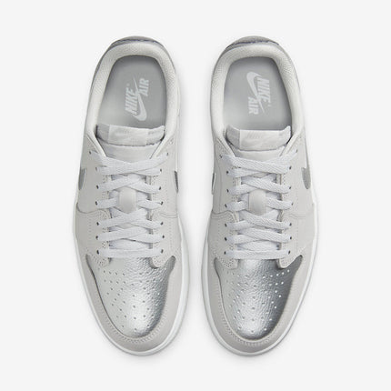 Men's Air Jordan 1 Low 'Metallic Silver' Shoes