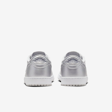 Men's Air Jordan 1 Low 'Metallic Silver' Shoes