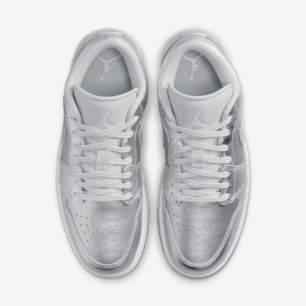 Men's Air Jordan 1 Low 'Metallic Silver' Shoes
