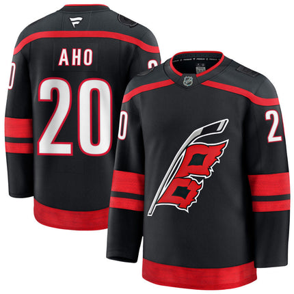 Sebastian Aho Carolina Hurricanes 2025 Home Jersey - Black