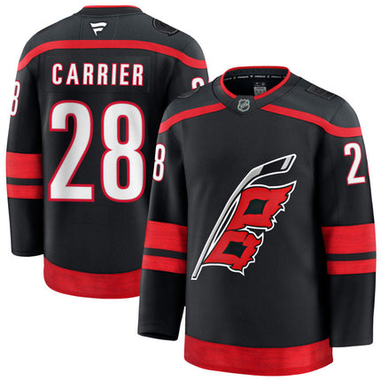 William Carrier Carolina Hurricanes 2025 Home Jersey - Black