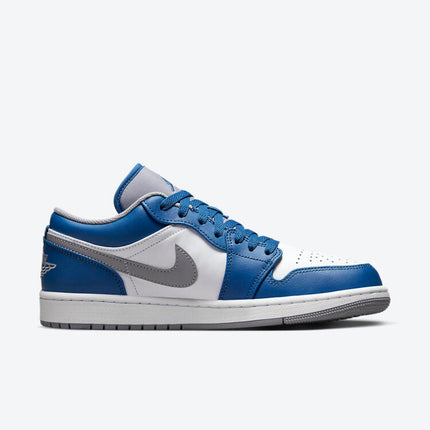Men's Air Jordan 1 Low 'True Blue' Shoes