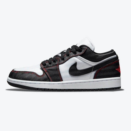 Men's Air Jordan 1 Low 'White Black' Shoes