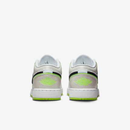 Men's Air Jordan 1 Low 'White Black-Platinum Tint' Shoes