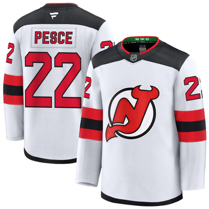 Brett Pesce New Jersey Devils 2025 Away Jersey - White