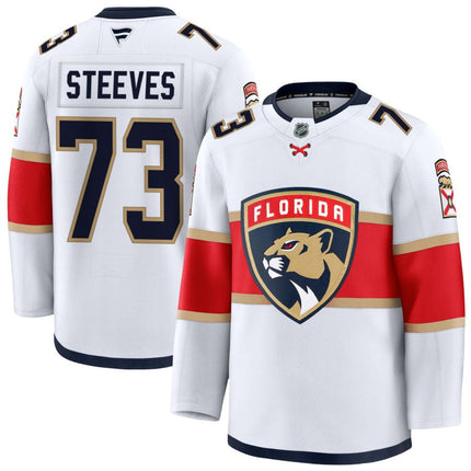 Ben Steeves Florida Panthers 2025 Away Jersey - White