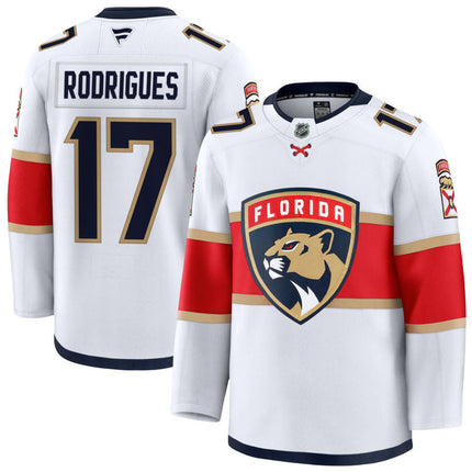 Evan Rodrigues Florida Panthers 2025 Away Jersey - White