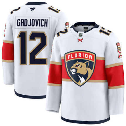 Jonah Gadjovich Florida Panthers 2025 Away Jersey - White