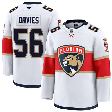 Josh Davis Florida Panthers 2025 Away Jersey - White