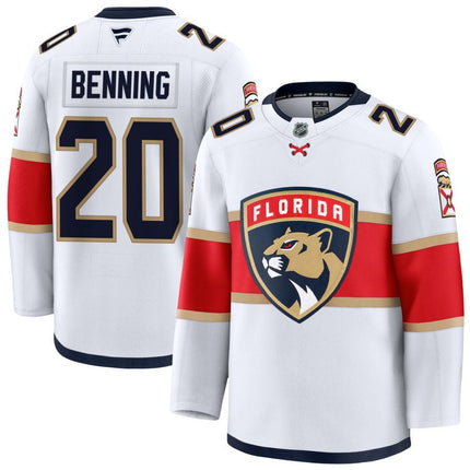 Mike Benning Florida Panthers 2025 Away Jersey - White