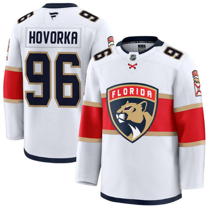 Mikulas Hovorka Florida Panthers 2025 Away Jersey - White