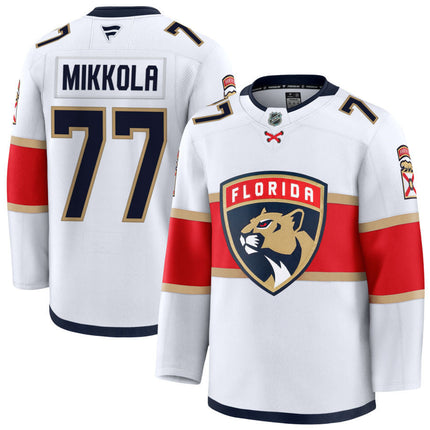 Niko Mikkola Florida Panthers 2025 Away Jersey - White