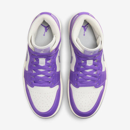 Men's Air Jordan 1 Mid 'Action Grape' Shoes