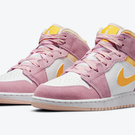 Men's Air Jordan 1 Mid 'Arctic Pink' Shoes