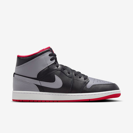 Men's Air Jordan 1 Mid 'Black Cement Grey' Shoes
