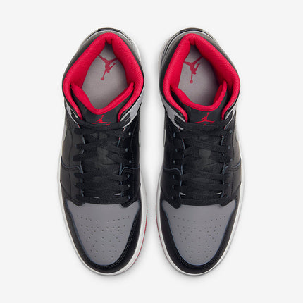Men's Air Jordan 1 Mid 'Black Cement Grey' Shoes