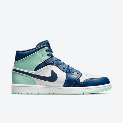 Men's Air Jordan 1 Mid 'Blue Mint' Shoes