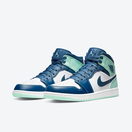 Men's Air Jordan 1 Mid 'Blue Mint' Shoes