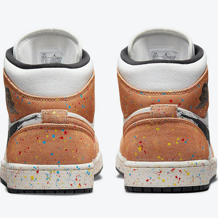 Men's Air Jordan 1 Mid 'Brushstroke' Shoes