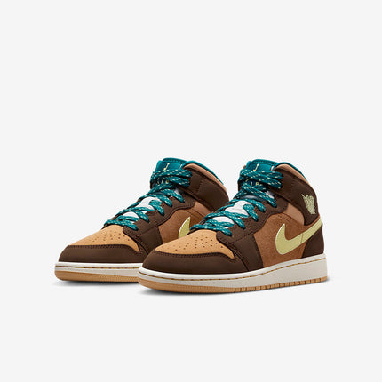 Men's Air Jordan 1 Mid 'Cacao Wow' Shoes