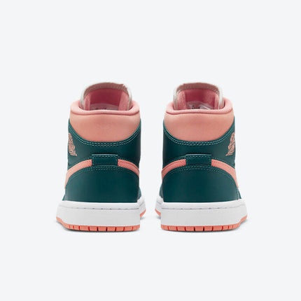 Men's Air Jordan 1 Mid 'Dark Emerald Green' Shoes