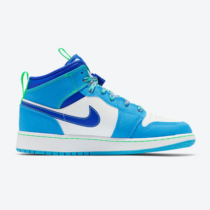 Men's Air Jordan 1 Mid 'Dark Powder Blue' Shoes