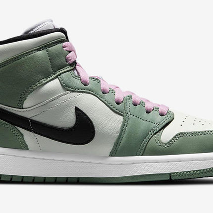 Men's Air Jordan 1 Mid 'Dutch Green' Shoes